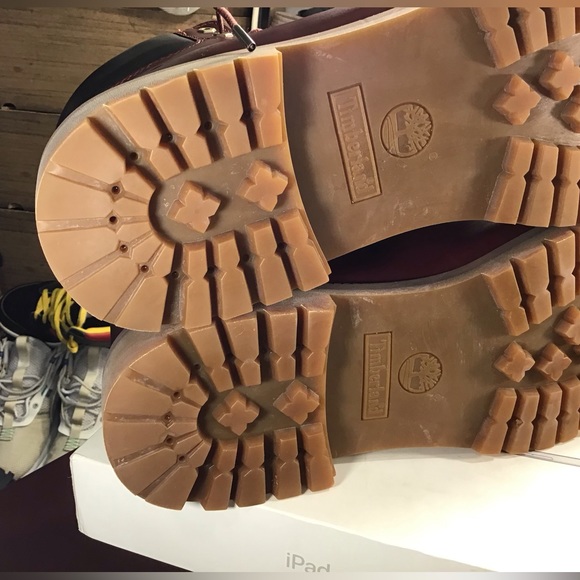 Timberland Heritage 6 Inch Sz 13M Men's Merlot Color Leather TB 0A22W9 - Picture 12 of 16